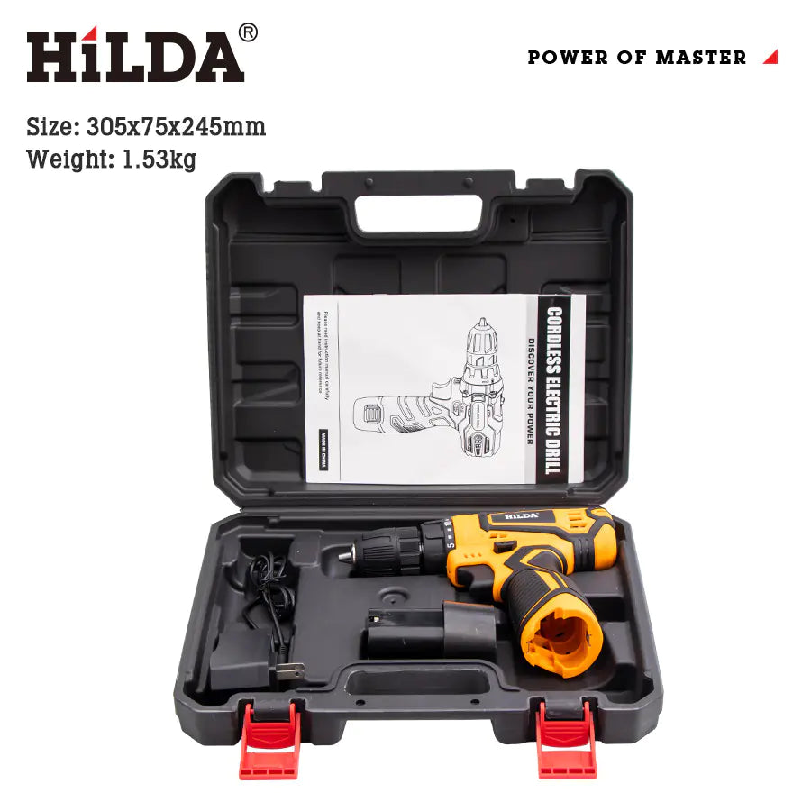 Multifunctional Cordless Electric Drill and Screwdriver JahSonFire