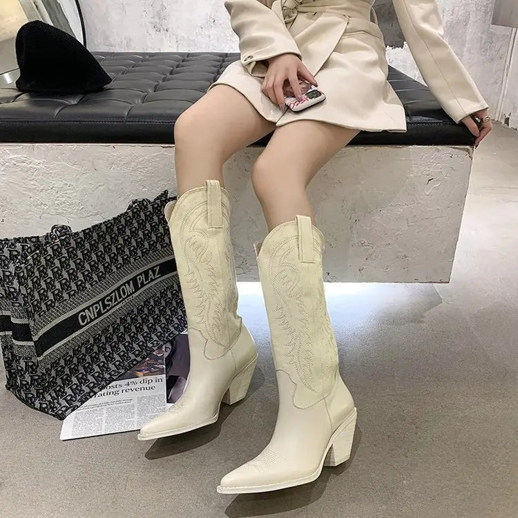 A Embroidered Western Cowboy Boots for Fashion Lovers JahSonFire