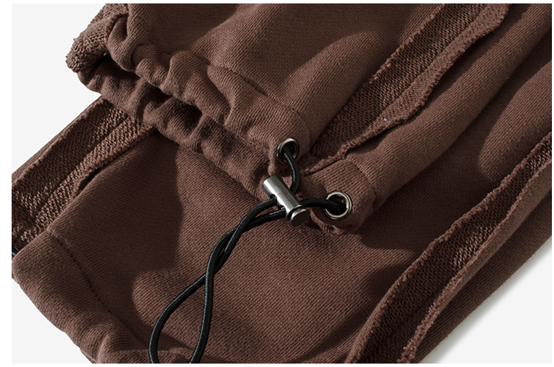 Casual Men's Pants with Metal Buckle and Elastic Waist JahSonFire