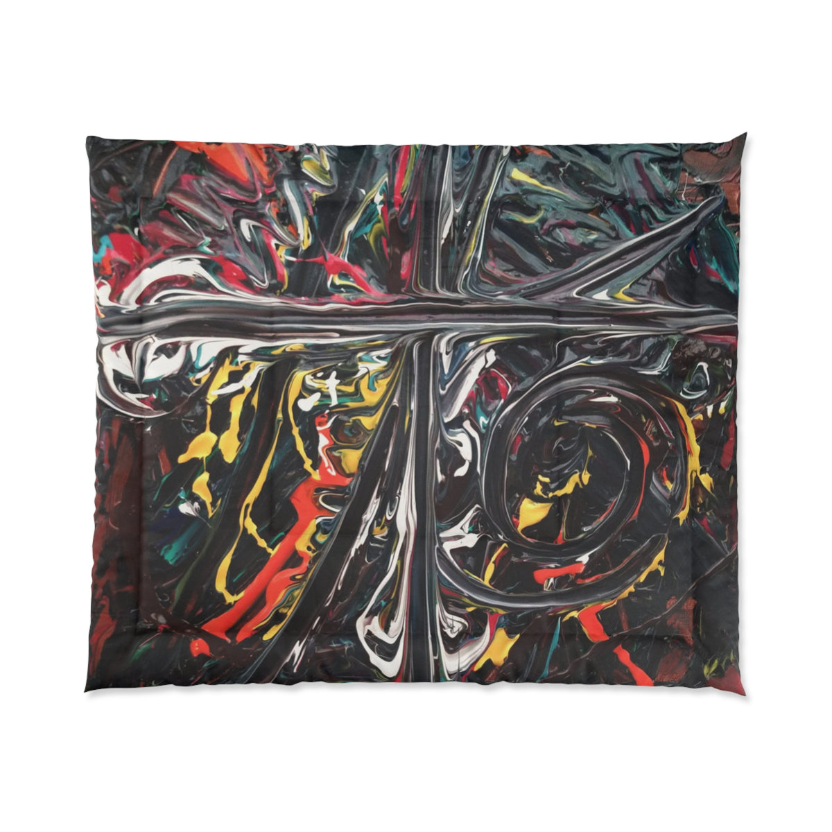 Abstract Colorful Comforter for Artistic Home Decor