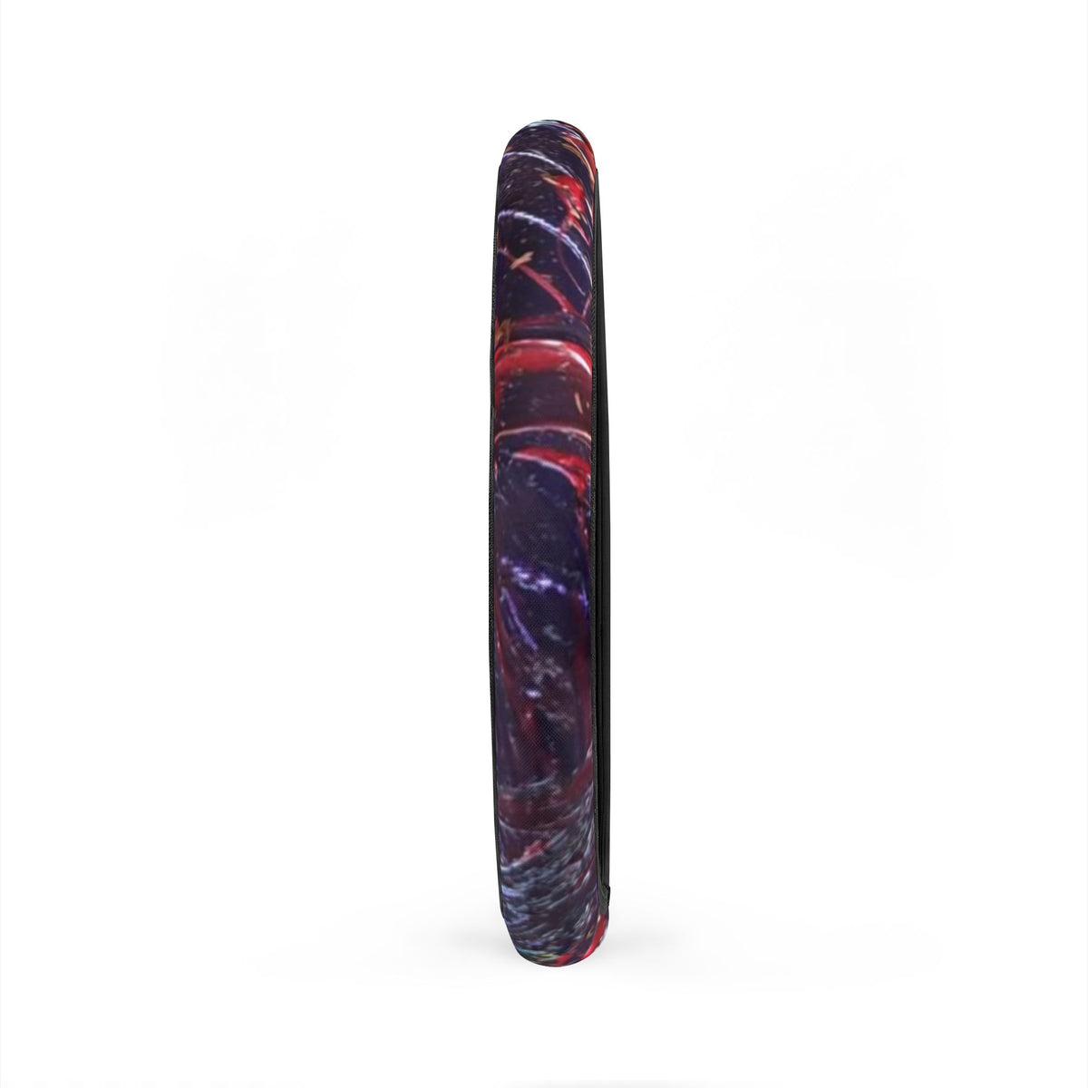Steering Wheel Cover — Red Galaxy Pattern, Soft Grip Car Accessory