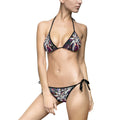 Women's Abstract Marble Print Bikini Swimsuit