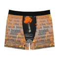 Fiery Scripture Boxer Briefs — 'Healed' Vintage Bible Text AOP