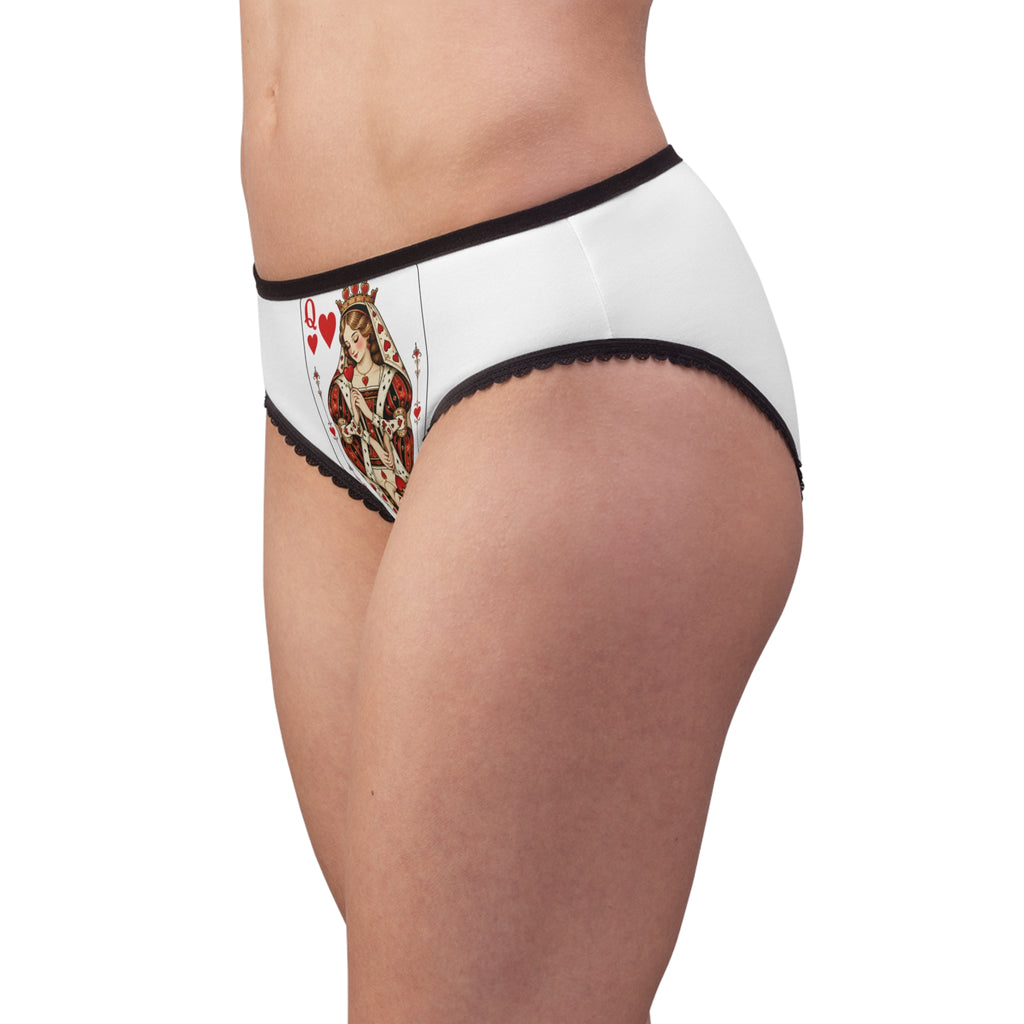 Queen of Hearts Playing Card Women's Briefs