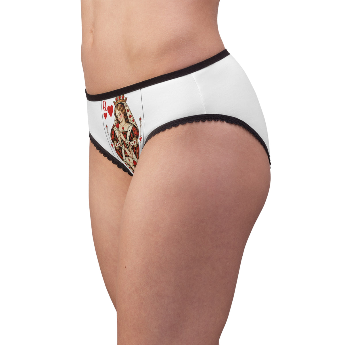 Queen of Hearts Playing Card Women's Briefs
