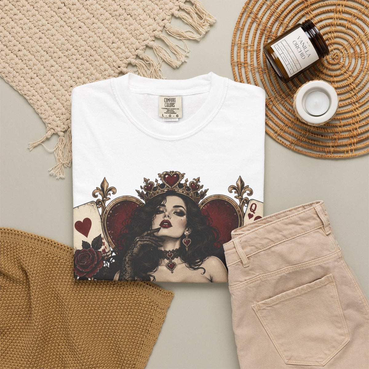 Gothic Queen of Hearts T-Shirt