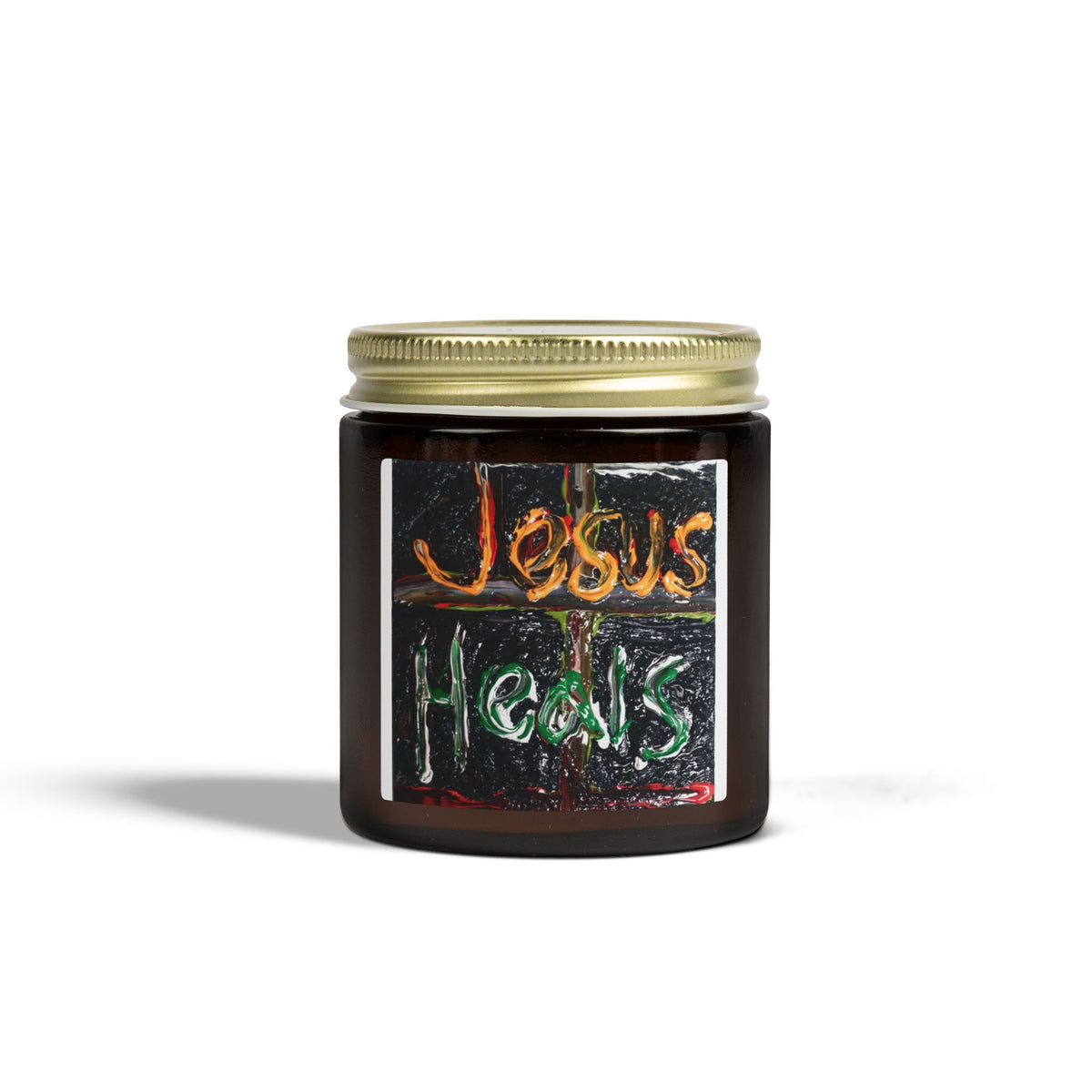 Jesus Heals Scented Candle — Coconut Apricot Wax (4oz & 9oz)