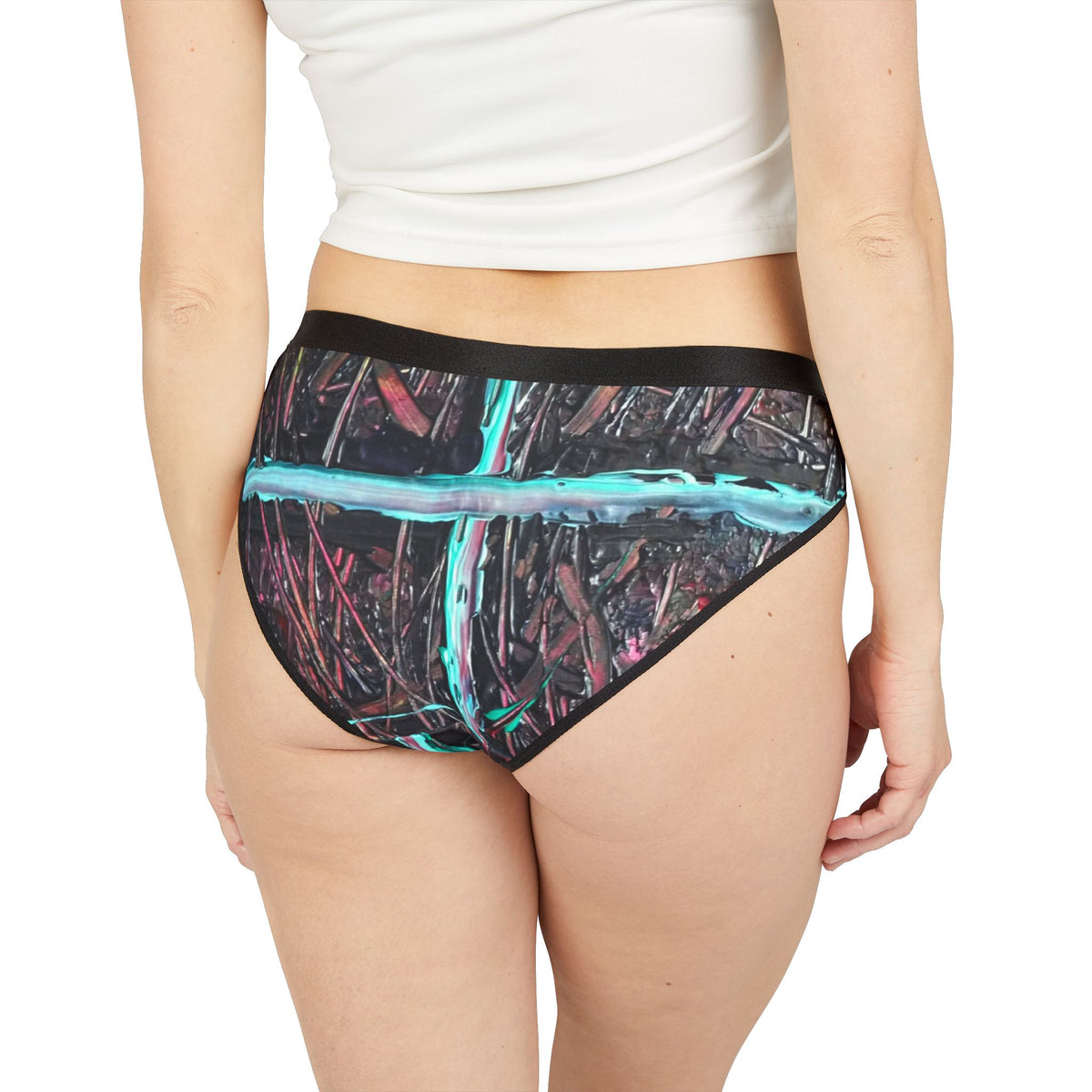 Vibrant Women's Underwear, Colorful Panties, Artistic Lingerie, Everyday Comfort, Gift for Her