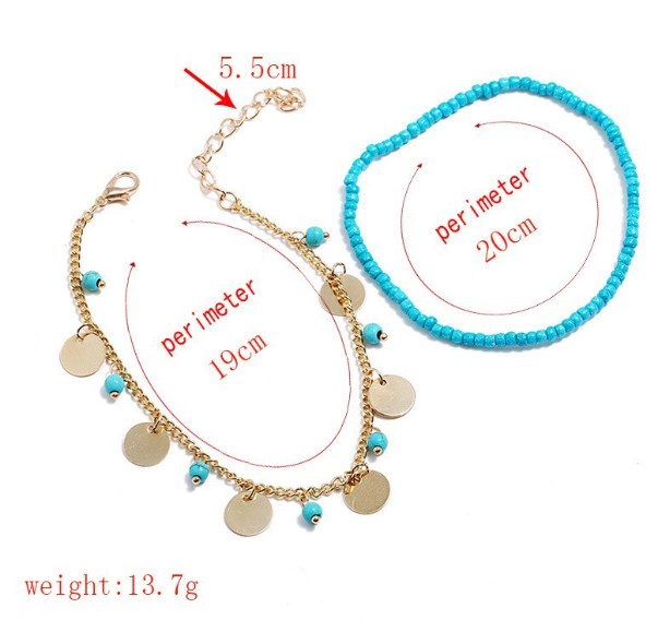 Fashionable Metal Ankle Bracelet