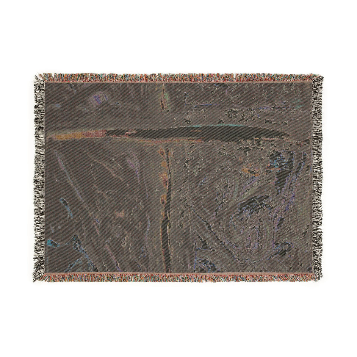 Artistic Woven Blanket: Cozy Home Decor, Perfect for Gifts, Living Room or Bedroom, Ideal for Housewarming and Christmas