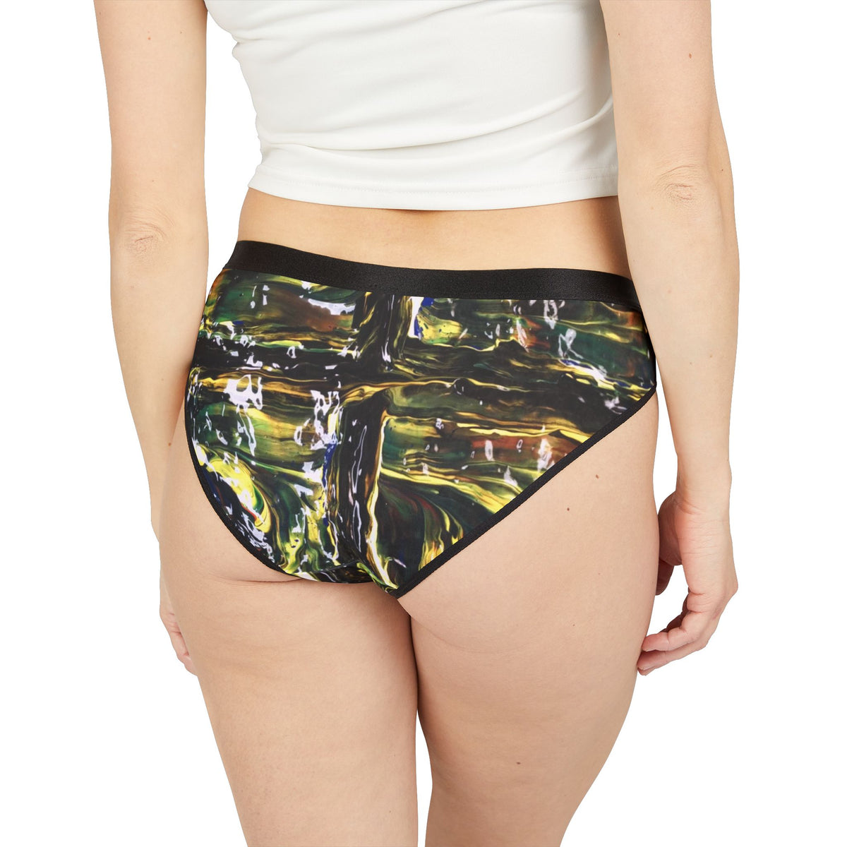 Vibrant Women's Underwear - Eco-Friendly AOP, Bold Colors, Comfortable Fit, Everyday Wear, Gift for Her, Fashionable Lingerie