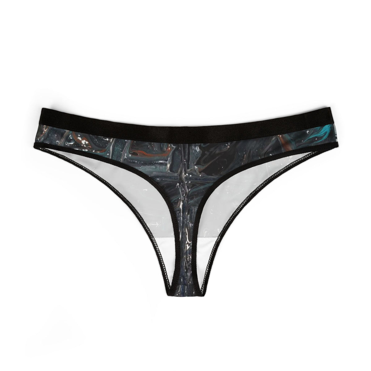 Abstract Art Women's Thongs, Stylish Underwear, Chic Lingerie, Comfortable Daily Wear, Unique Gift for Her