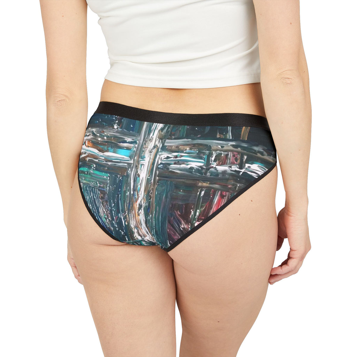 Artistic Women's Underwear, Colorful Lingerie, Unique Prints, Comfortable Panties, Gift for Her, Everyday Essentials