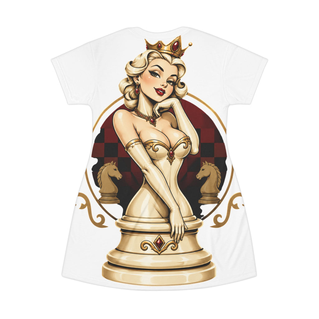 Chess Queen T-Shirt Dress