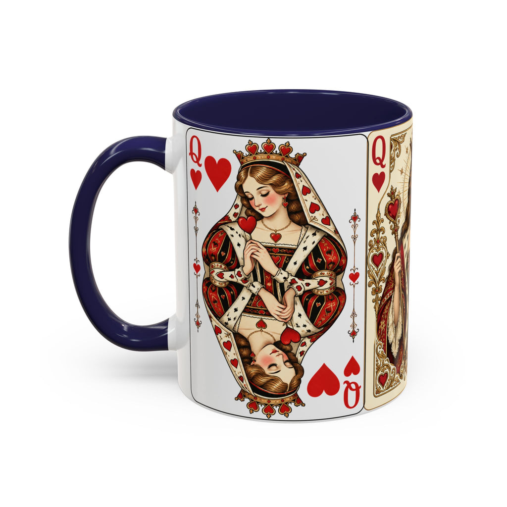 Queen of Hearts Playing Card Coffee Mug