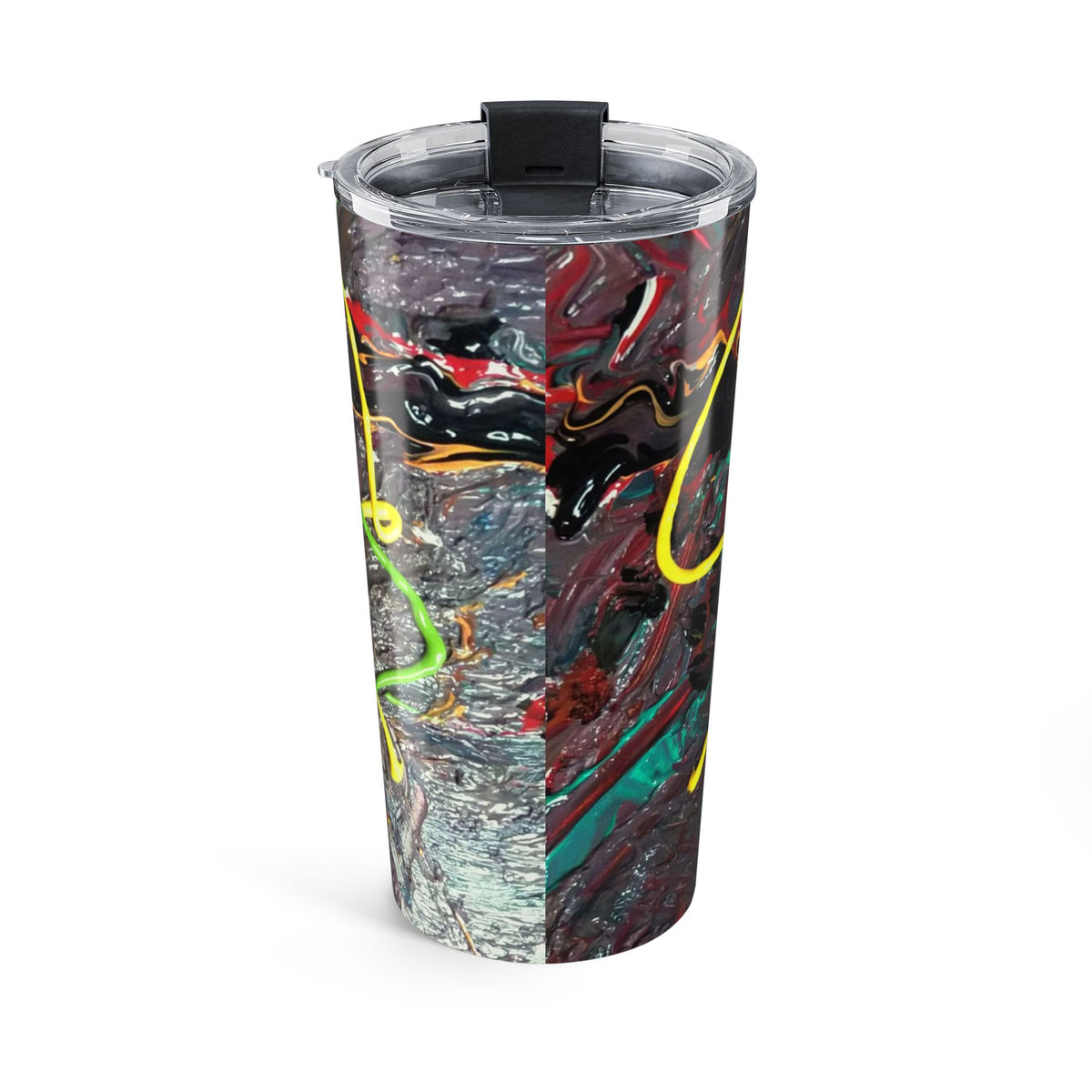 20oz Abstract Neon Swirl Tumbler