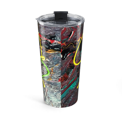 20oz Abstract Neon Swirl Tumbler