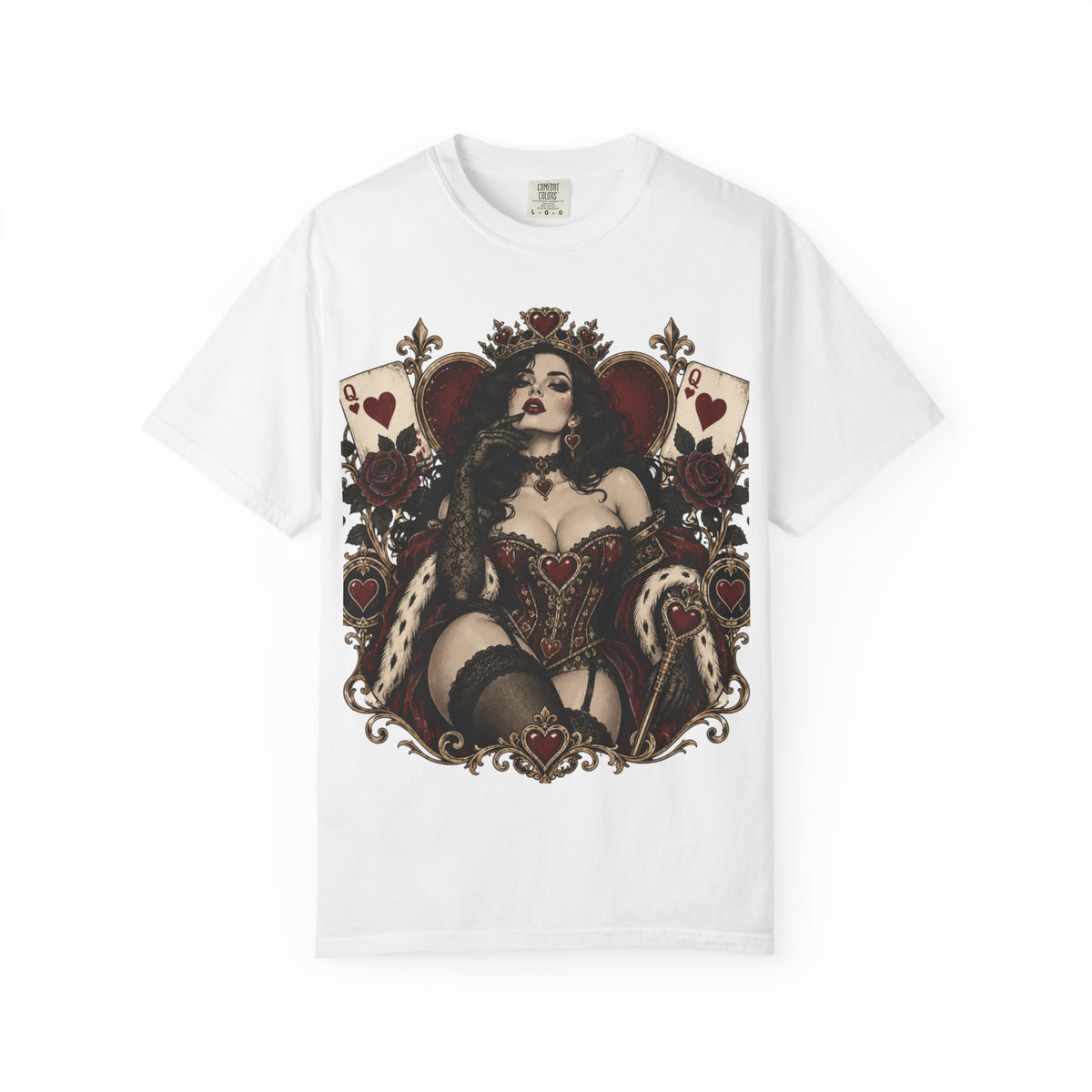 Gothic Queen of Hearts T-Shirt