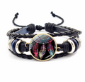Dreamcatcher Bracelet, Woven Bronze Wolf Bracelet