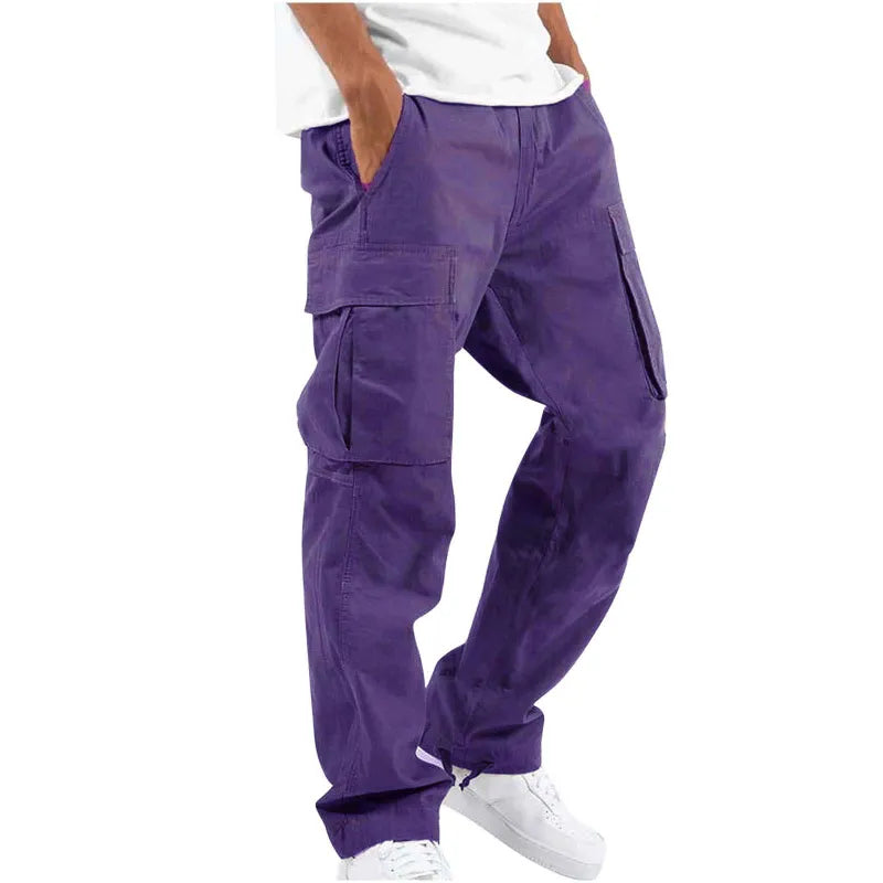 Men's Drawstring Cargo Pants JahSonFire