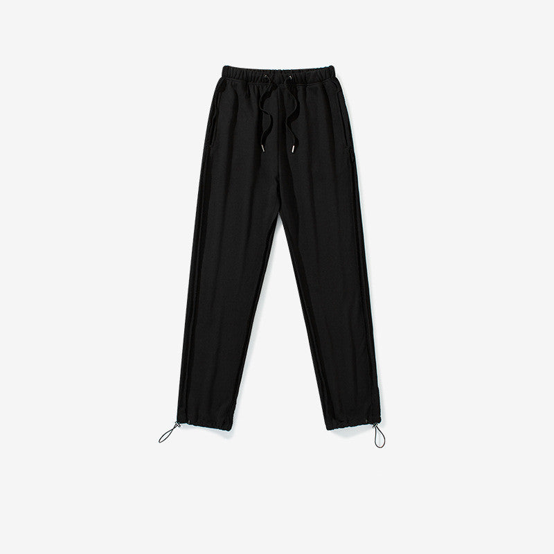 Casual Men's Pants with Metal Buckle and Elastic Waist JahSonFire