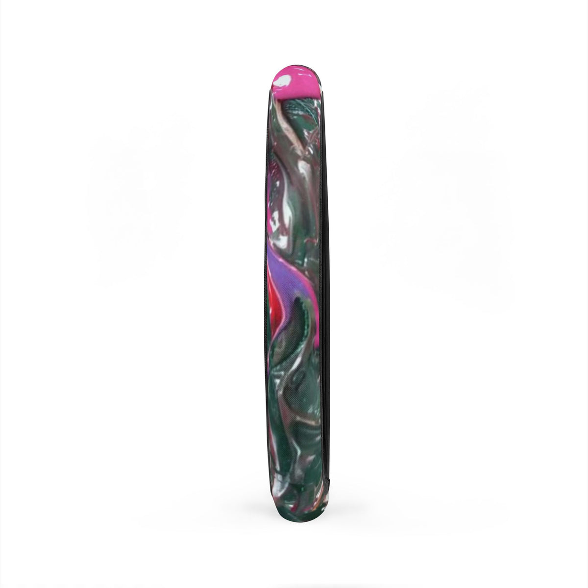 Floral Pink Green Steering Wheel Cover — Botanical Car Accessory