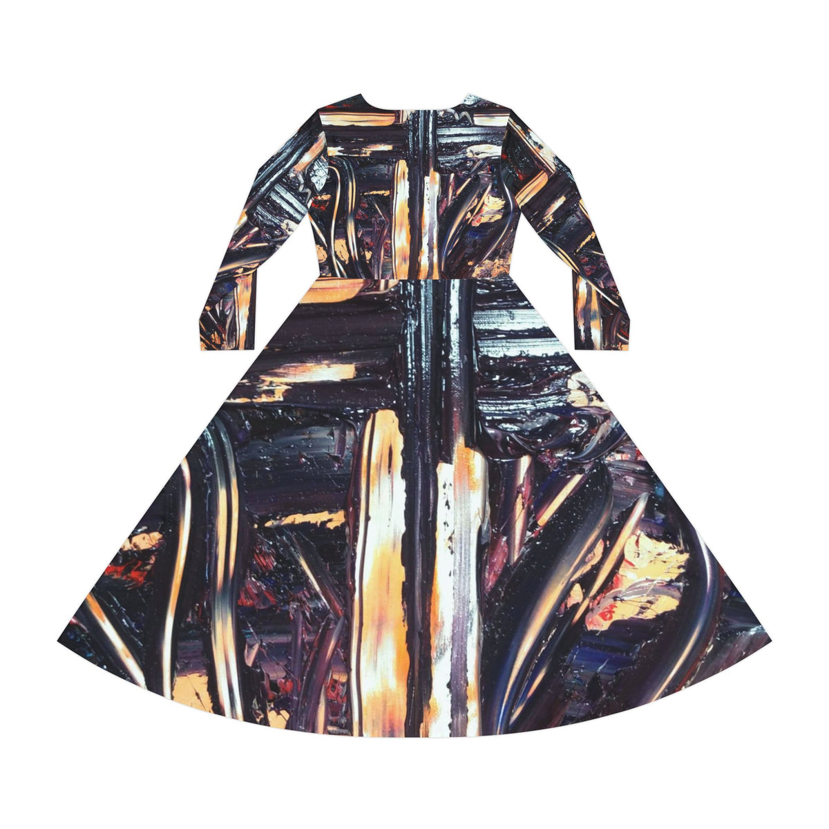 Women's Long Sleeve Dance Dress (AOP)