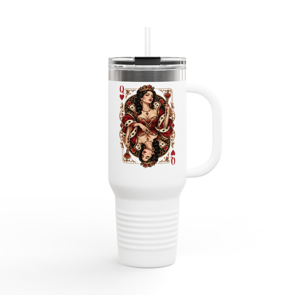 40oz Queen of Hearts Insulated Travel Mug