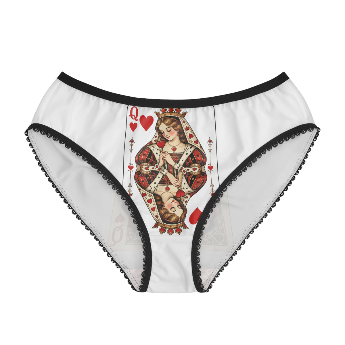 Queen of Hearts Playing Card Women's Briefs