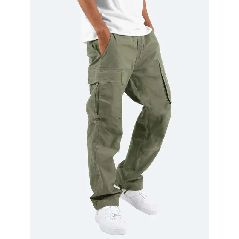 Men's Drawstring Cargo Pants JahSonFire
