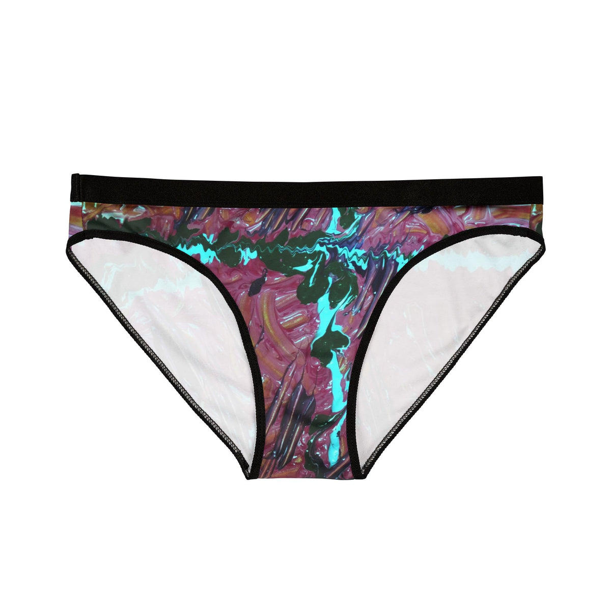 Abstract Marble Print Women's Bikini Briefs