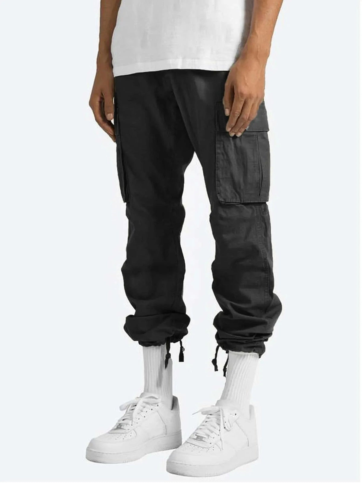 Men's Drawstring Cargo Pants JahSonFire