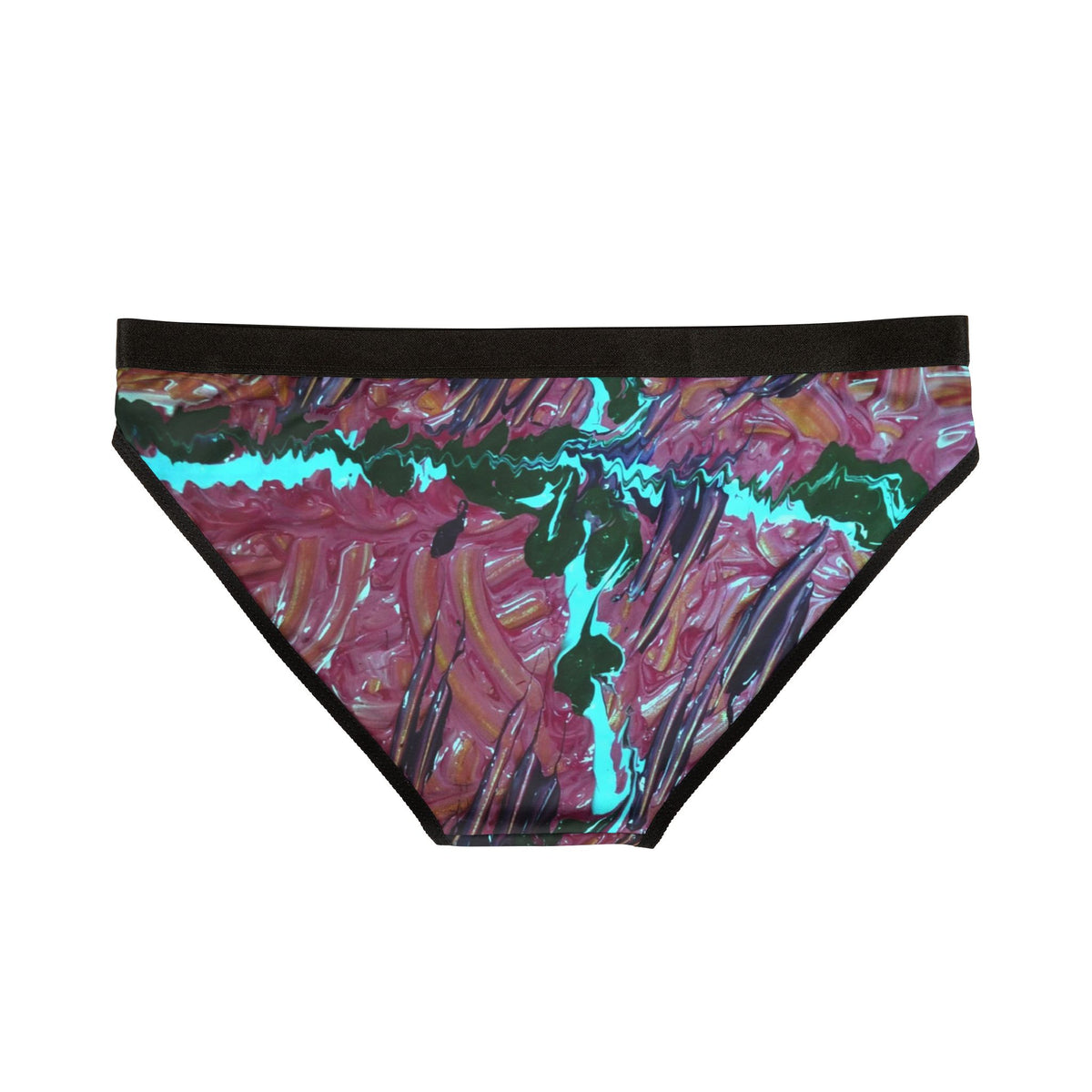 Abstract Marble Print Women's Bikini Briefs