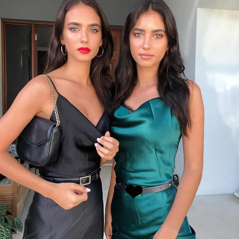 Fashionable Sexy Sling Split Dress JahSonFire