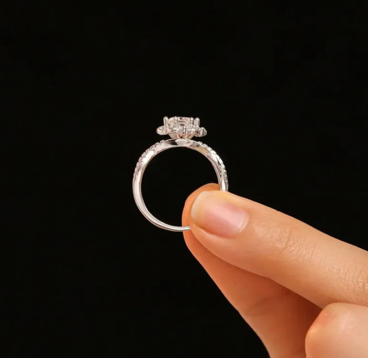 Women's Adjustable Diamond Ring JahSonFire