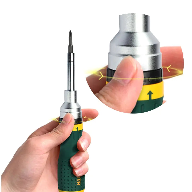 19-in-1 Multifunction Ratchet Screwdriver Set JahSonFire