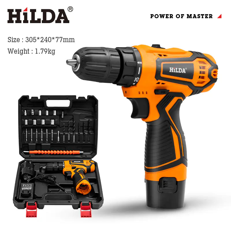 Multifunctional Cordless Electric Drill and Screwdriver JahSonFire