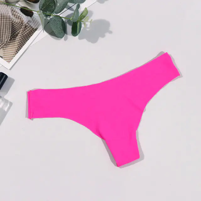 Low-Rise Seamless String Thongs for Women JahSonFire
