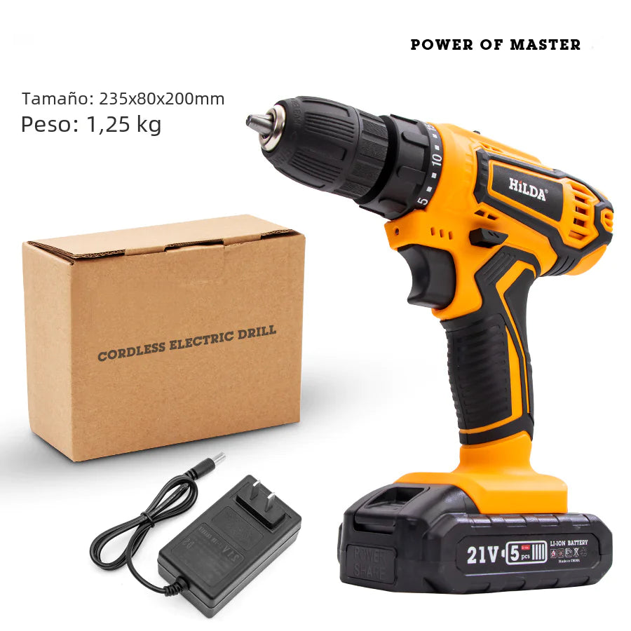 Multifunctional Cordless Electric Drill and Screwdriver JahSonFire