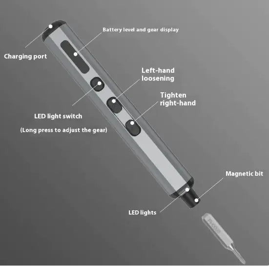 68-in-1 Electric Screwdriver Set JahSonFire