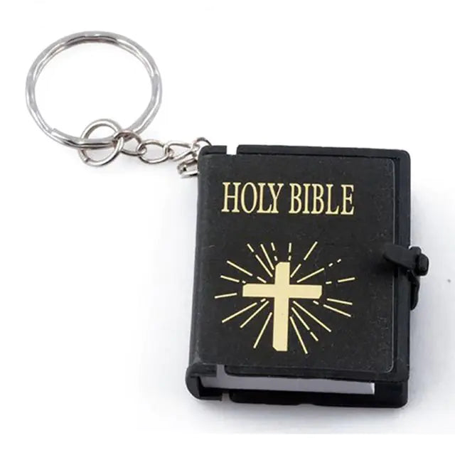 Mini Toy Book Keychain Pendant Bible Flip Book Ornaments JahSonFire