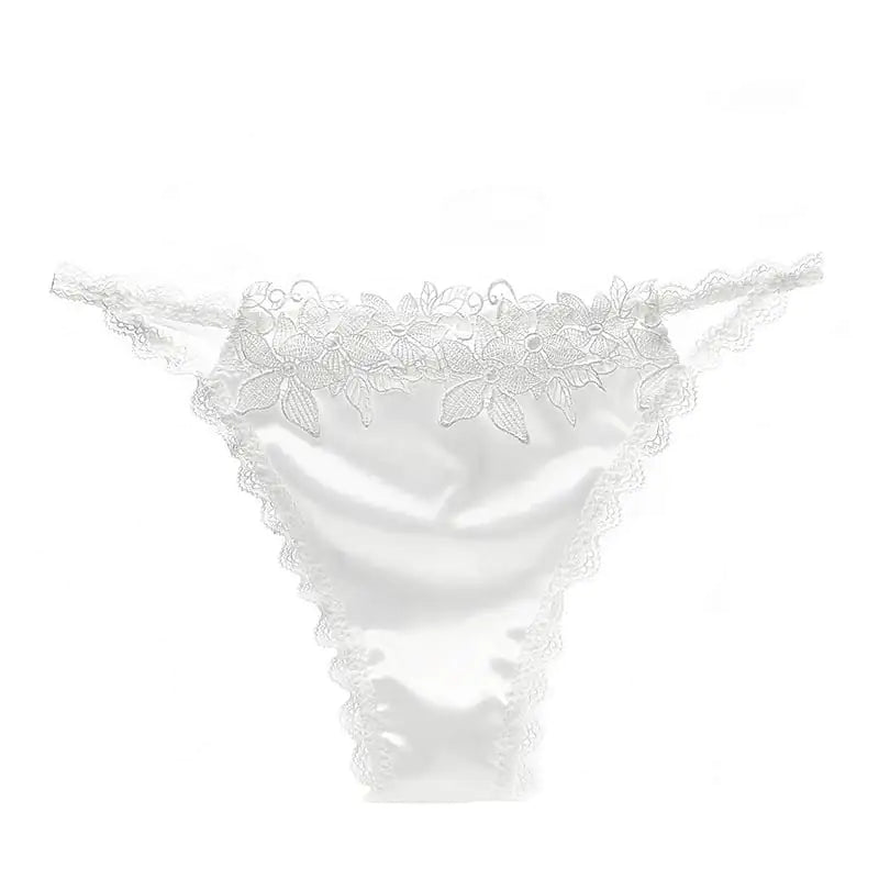 Cotton Crotch Lace Trim Thongs for Women JahSonFire