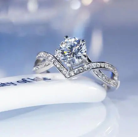 Elegant Luxury Artificial Diamond Ring JahSonFire