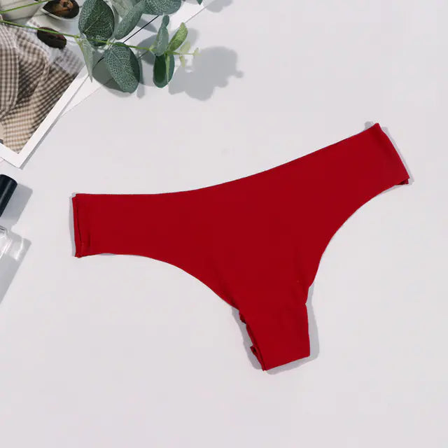 Low-Rise Seamless String Thongs for Women JahSonFire