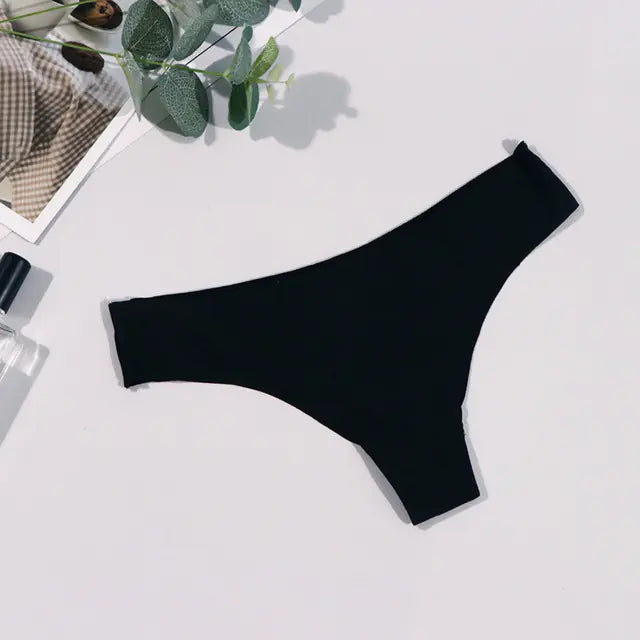 Low-Rise Seamless String Thongs for Women JahSonFire