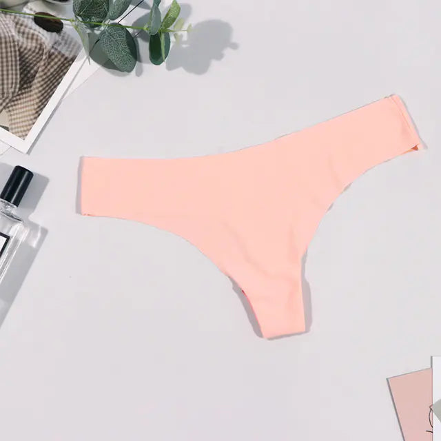 Low-Rise Seamless String Thongs for Women JahSonFire