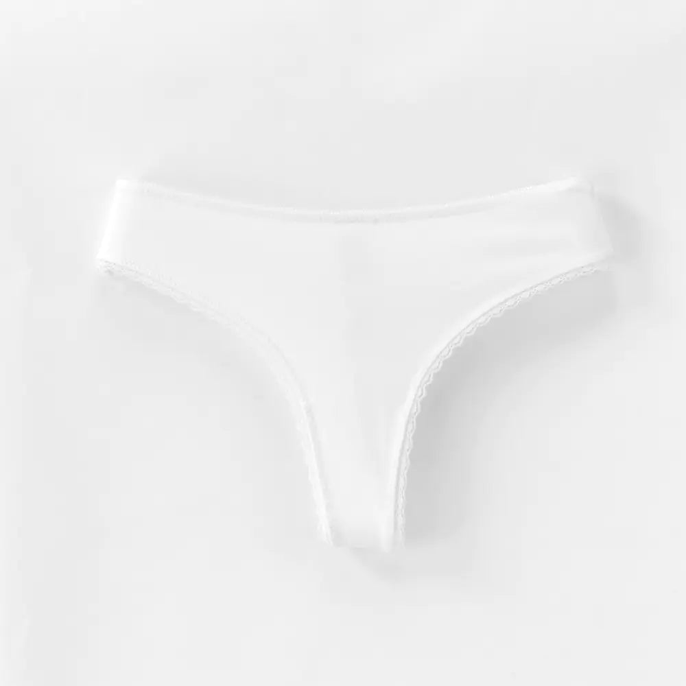 Cotton Lace Low Waist Women’s Thongs (EU Size) JahSonFire