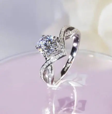 Elegant Luxury Artificial Diamond Ring JahSonFire