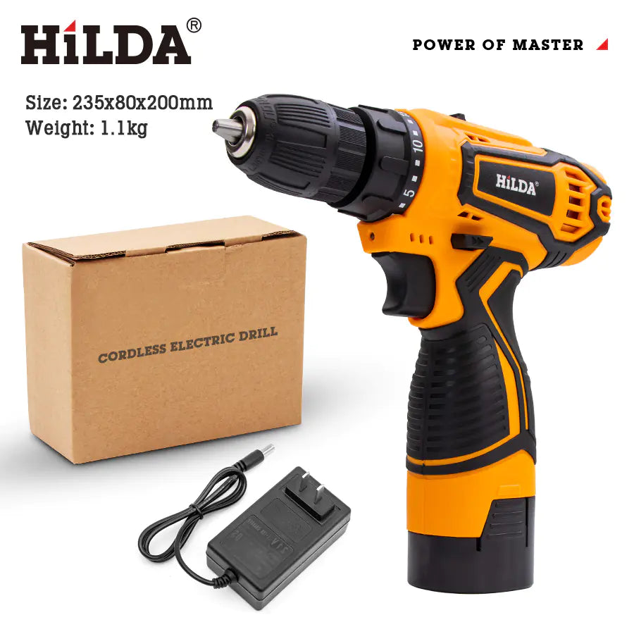 Multifunctional Cordless Electric Drill and Screwdriver JahSonFire