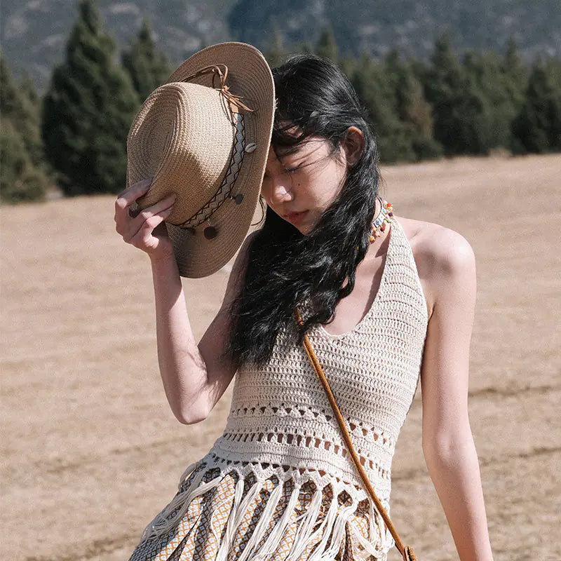 A A Retro Women's Cowboy Hat JahSonFire